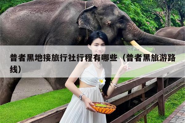 普者黑地接旅行社行程有哪些（普者黑旅游路线）