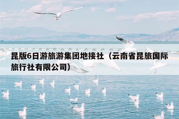昆版6日游旅游集团地接社（云南省昆旅国际旅行社有限公司）