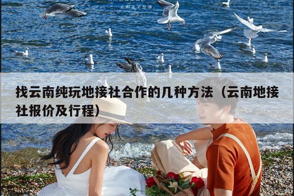 找云南纯玩地接社合作的几种方法(云南地接社报价及行程)