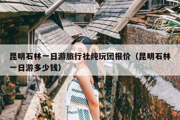昆明石林一日游旅行社纯玩团报价（昆明石林一日游多少钱）