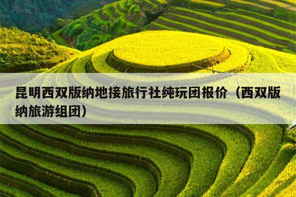 昆明西双版纳地接旅行社纯玩团报价（西双版纳旅游组团）