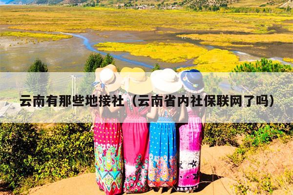 云南有那些地接社（云南省内社保联网了吗）