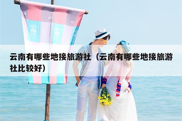 云南有哪些地接旅游社（云南有哪些地接旅游社比较好）