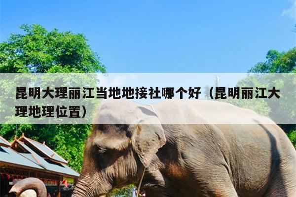 昆明大理丽江当地地接社哪个好（昆明丽江大理地理位置）