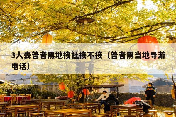 3人去普者黑地接社接不接（普者黑当地导游电话）