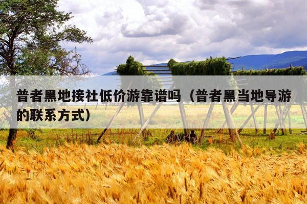 普者黑地接社低价游靠谱吗（普者黑当地导游的联系方式）