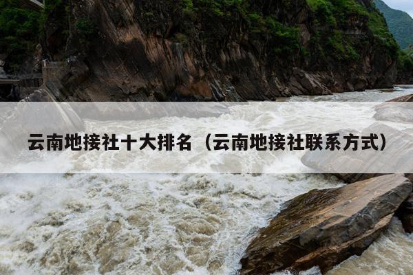云南地接社十大排名（云南地接社联系方式）