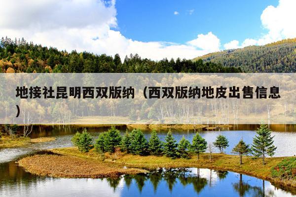 地接社昆明西双版纳（西双版纳地皮出售信息）