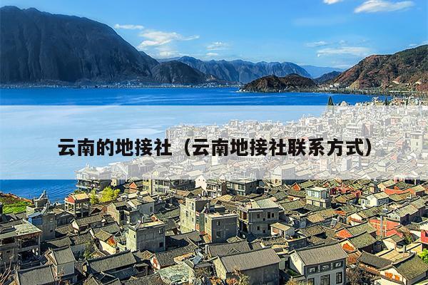 云南的地接社（云南地接社联系方式）