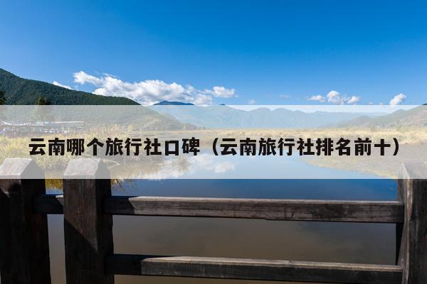 云南哪个旅行社口碑(云南旅行社排名前十)