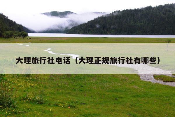 大理旅行社电话(大理正规旅行社有哪些)