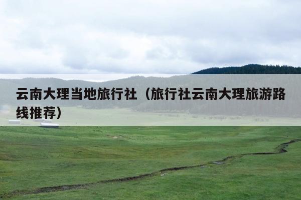 云南大理当地旅行社（旅行社云南大理旅游路线推荐）