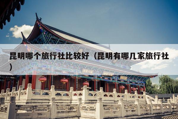 昆明哪个旅行社比较好（昆明有哪几家旅行社）