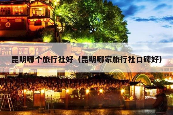 昆明哪个旅行社好（昆明哪家旅行社口碑好）