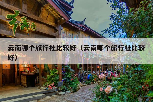 云南哪个旅行社比较好(云南哪个旅行社比较好)