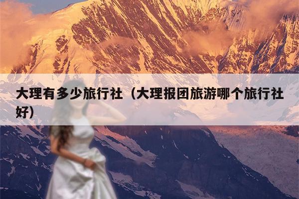 大理有多少旅行社（大理报团旅游哪个旅行社好）