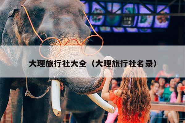 大理旅行社大全（大理旅行社名录）