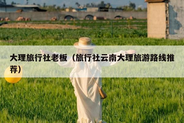 大理旅行社老板（旅行社云南大理旅游路线推荐）