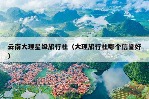 云南大理星级旅行社（大理旅行社哪个信誉好）